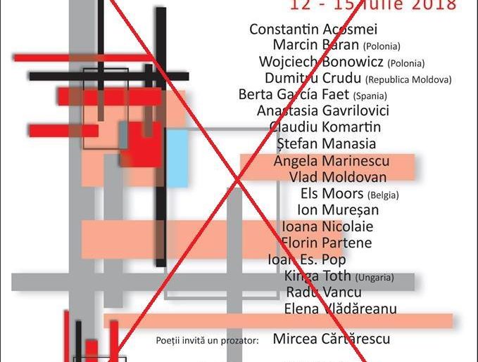 O veste cu gust amar: Festivalul „Poezia e la Bistrița” a fost anulat