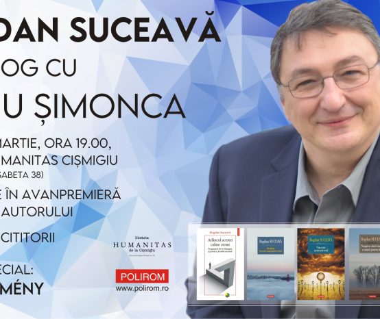 Întâlnire cu Bogdan Suceavă la Librăria Humanitas de la Cișmigiu