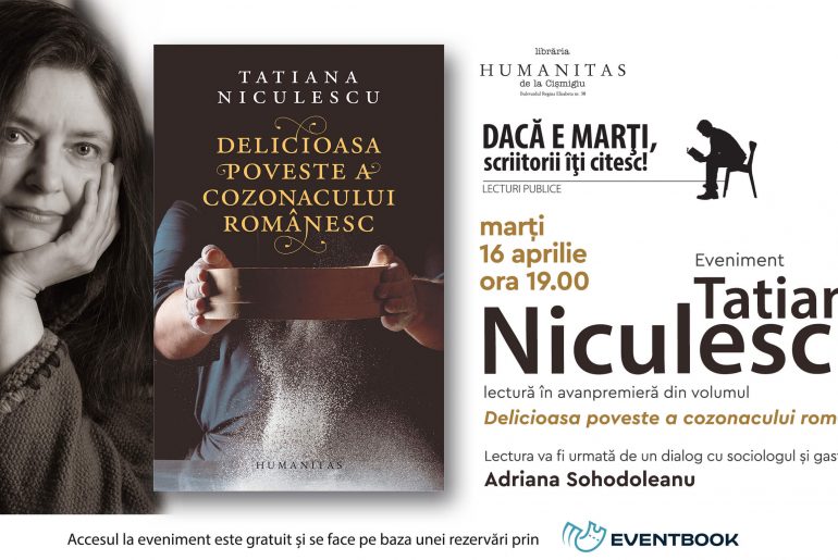 Tatiana Niculescu, lectură în avanpremieră din volumul „Delicioasa poveste a cozonacului românesc”