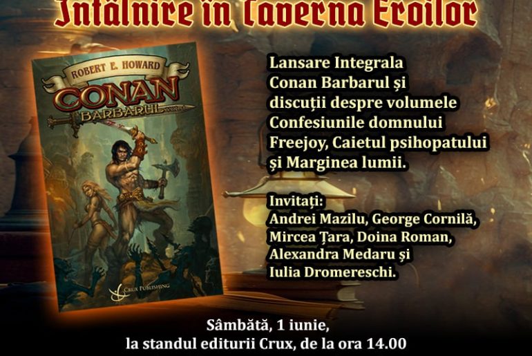 Crux Publishing vă invită la evenimentul „Întâlnire în Taverna Eroilor” la Bookfest 2024