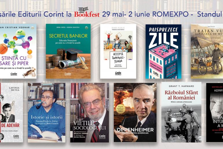 Toate lansările CORINT de la Bookfest 2024