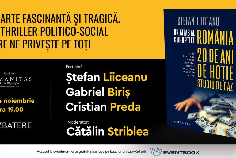 În ce fel de țară trăim și cum o putem schimba – dezbatere cu Ștefan Liiceanu, Gabriel Biriș, Cristian Preda și Cătălin Striblea