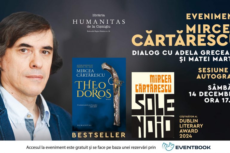 Întâlnire cu Mircea Cărtărescu, dialog cu Adela Greceanu și Matei Martin