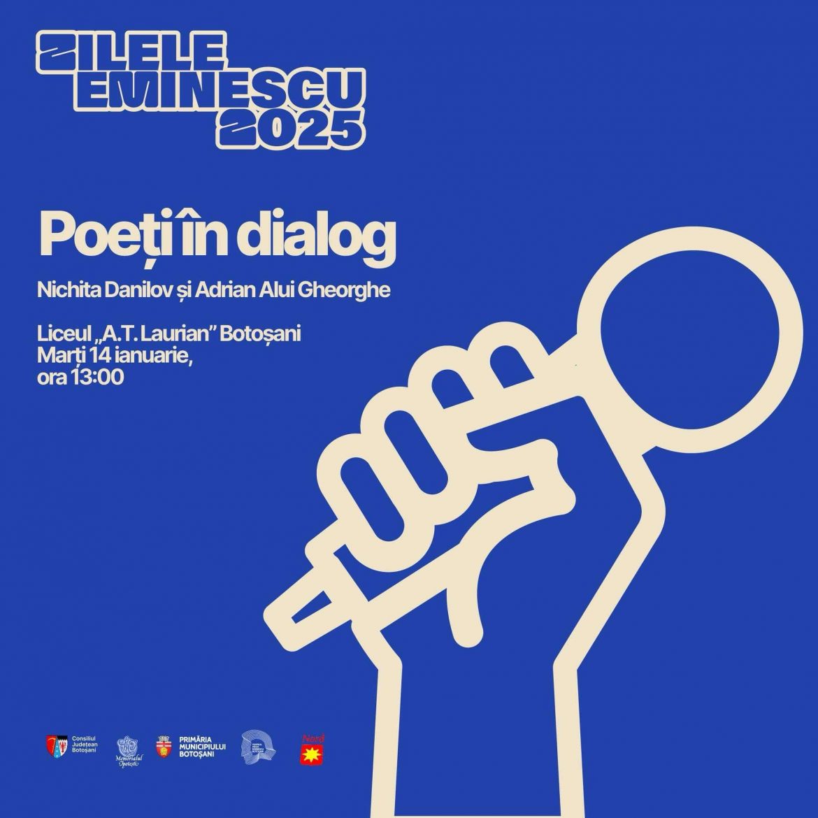 Poeți în dialog la Memorialul Ipotești: Nichita Danilov – Adrian Alui Gheorghe