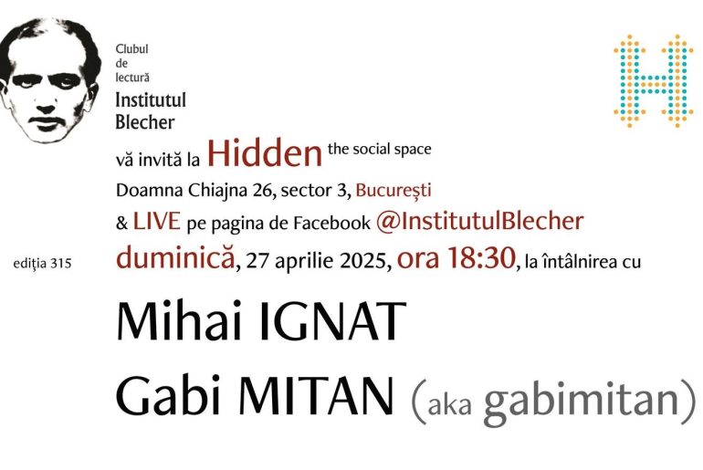 Institutul Blecher, ediția 315