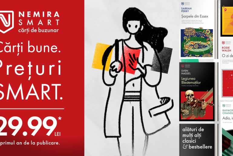 Editura Nemira lansează colecția Nemira SMART: clasici și bestsellere într-un nou format prietenos cu buzunarul
