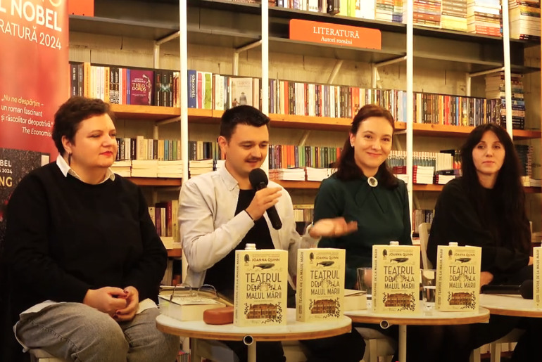 Lansare „Teatrul de la malul mării”, de Joanna Quinn, Editura Humanitas Fiction (video)